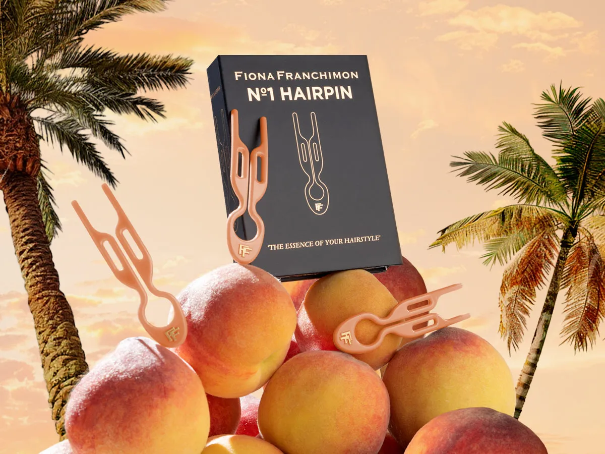 №1 Hairpin Volume Value Set | Peach Fuzz & Backcomb Hair Brush