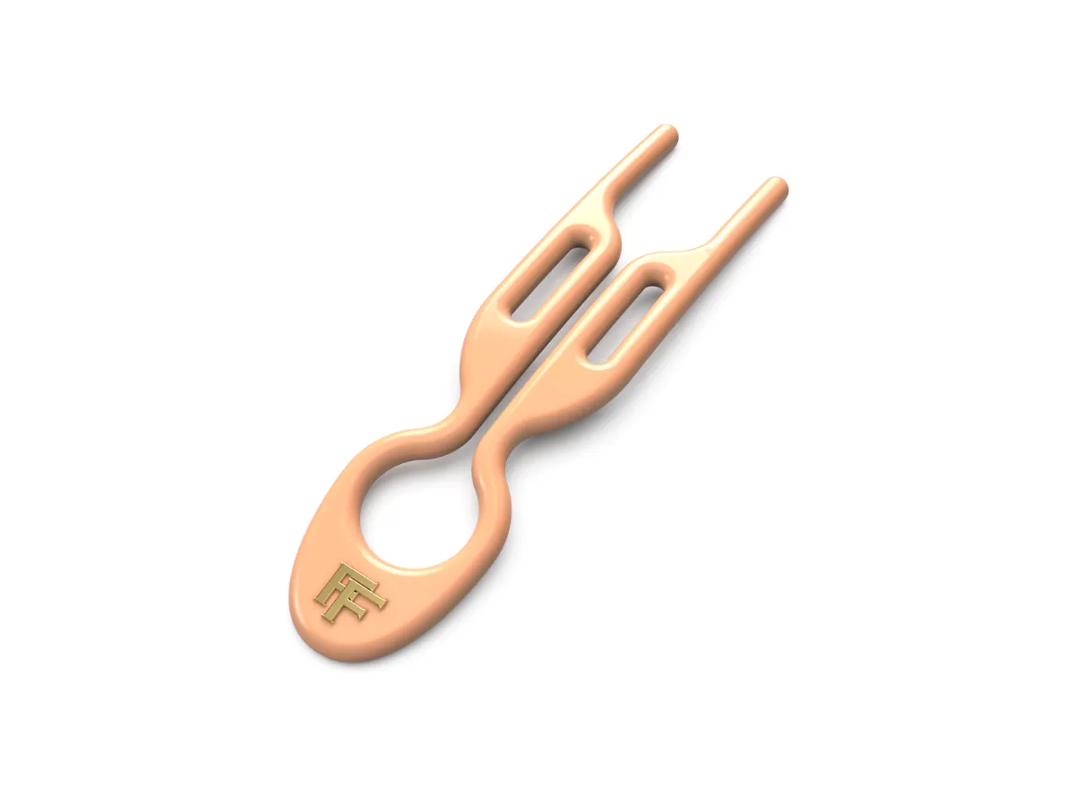 №1 Hairpin Volume Value Set | Peach Fuzz & Backcomb Hair Brush