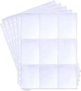 360 Pockets Binder Sleeves Double-Sided 9 Pocket Trading Pages for 3 Ring Binder, Clear Plastic Sleeves for Sport Cards, Business Cards, Game Cards, Photos