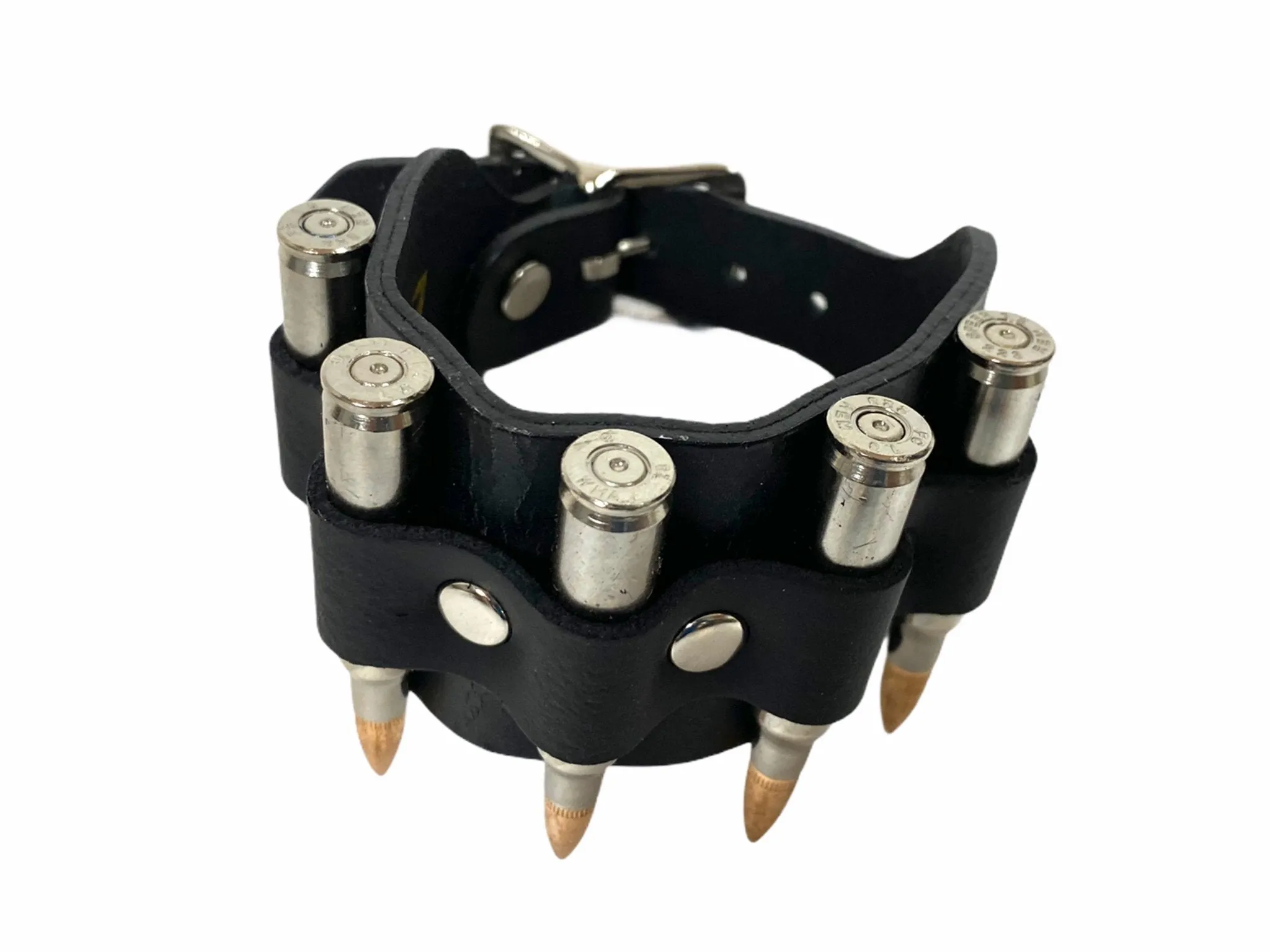Buckle Bracelet With Real Bullets Bullets
.223 Caliber
2 1/4" Long Bullet