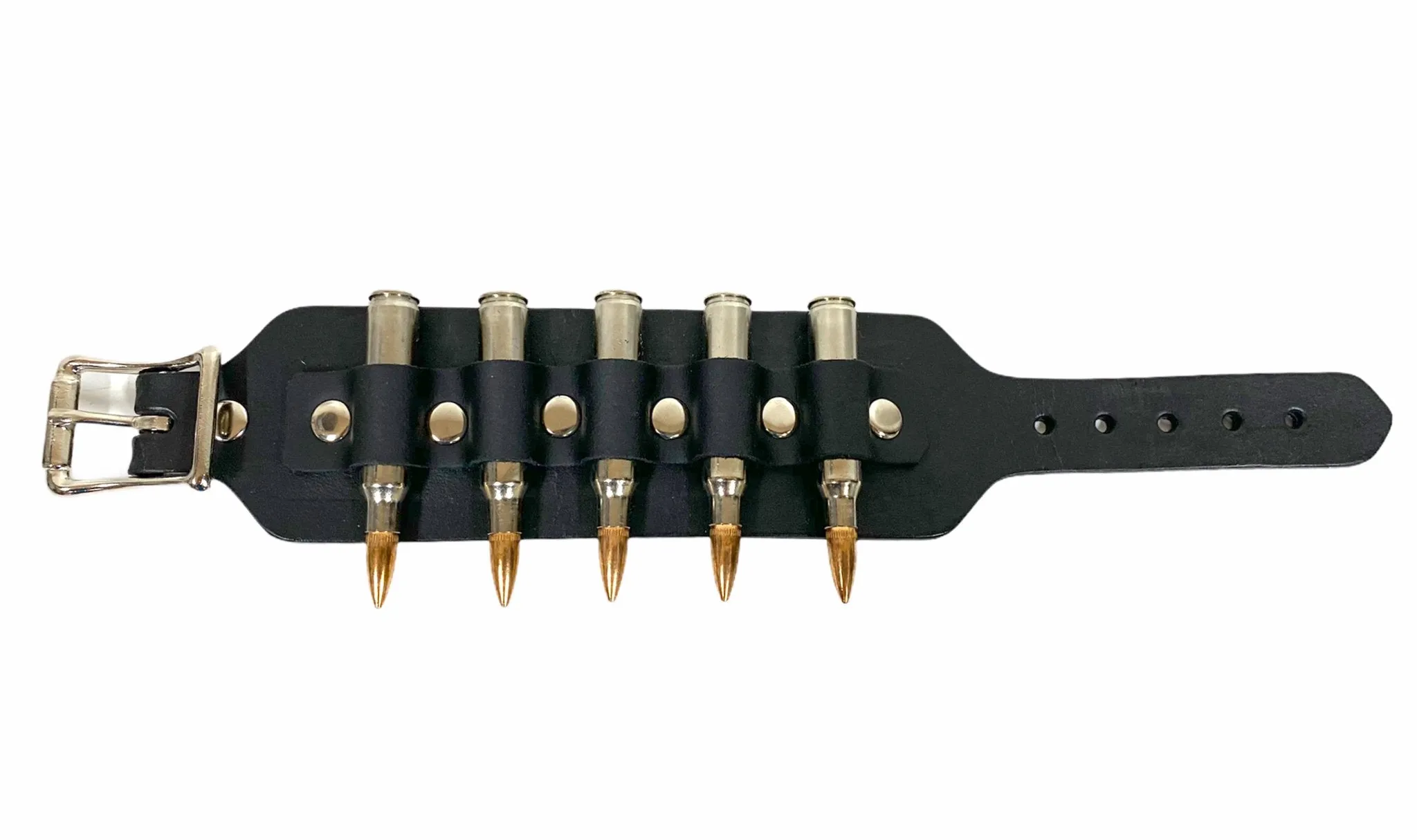 Buckle Bracelet With Real Bullets Bullets
.223 Caliber
2 1/4" Long Bullet