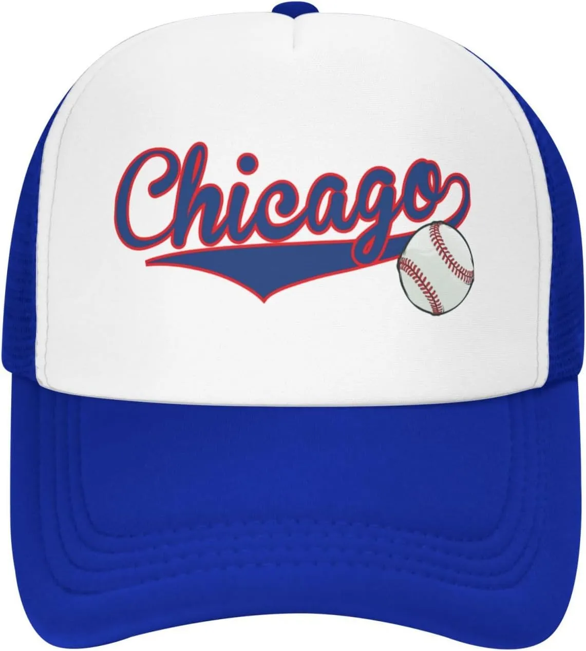 City Baseball Fans Classic Vintage Cap Graphic Adjustable Mesh Hat for Men Women