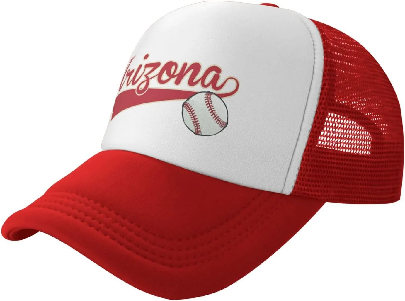 City Baseball Fans Classic Vintage Cap Graphic Adjustable Mesh Hat for Men Women