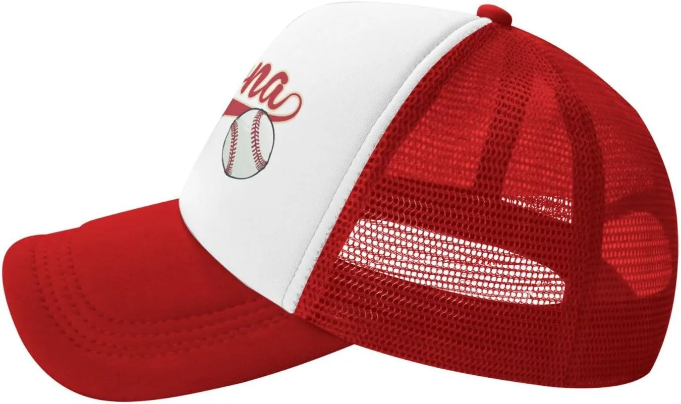 City Baseball Fans Classic Vintage Cap Graphic Adjustable Mesh Hat for Men Women