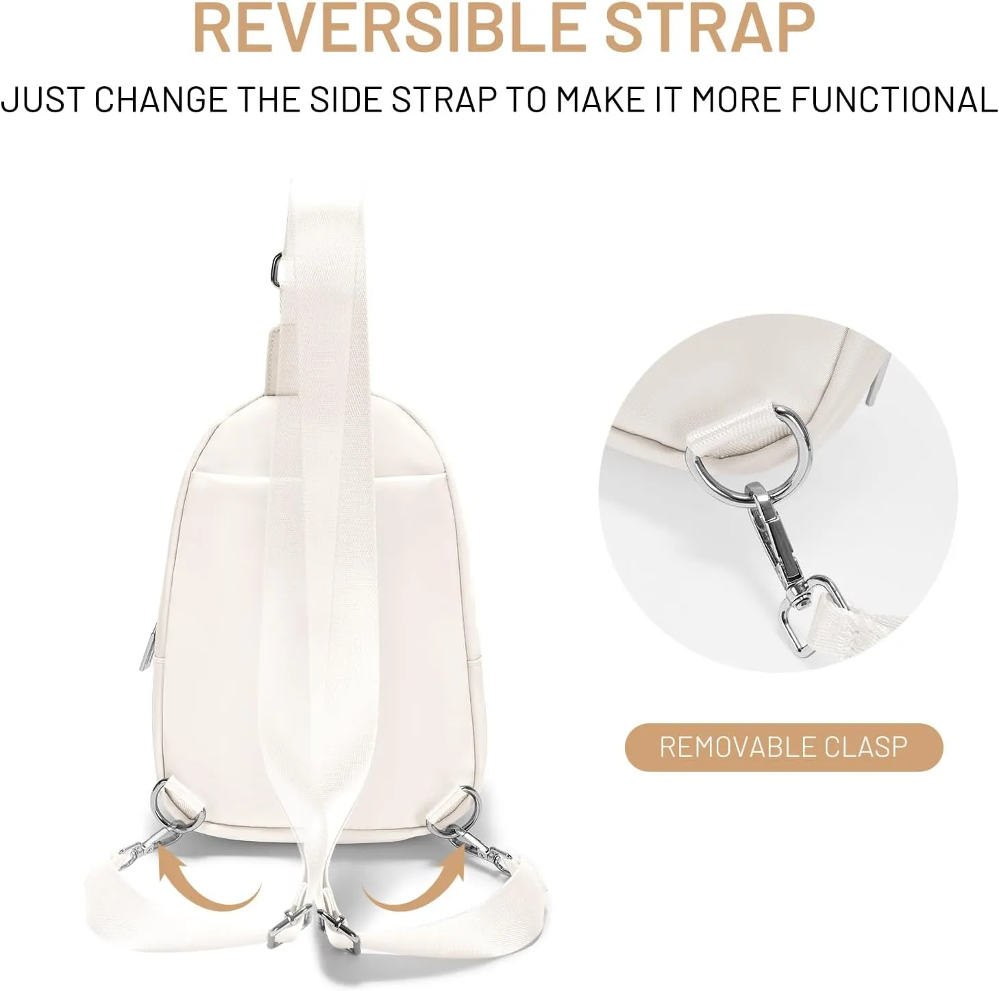 Crossbody Bags for Women Small Sling Bag Travel Cross Body Bag Anti Theft Fanny Pack Chest Purse Trendy Mini Backpack