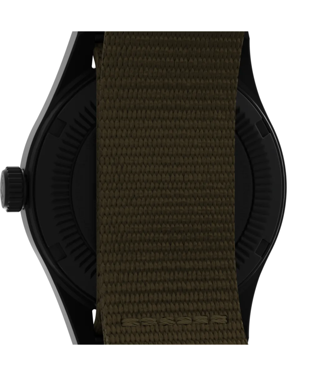 Expedition Field Post Solar 36mm Recycled Fabric Strap Watch