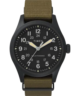 Expedition Field Post Solar 36mm Recycled Fabric Strap Watch
