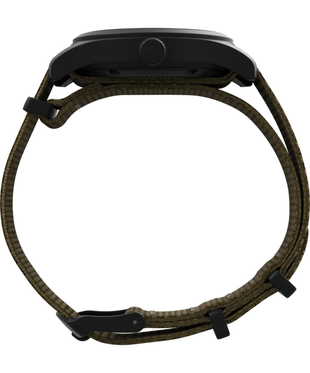 Expedition Field Post Solar 36mm Recycled Fabric Strap Watch