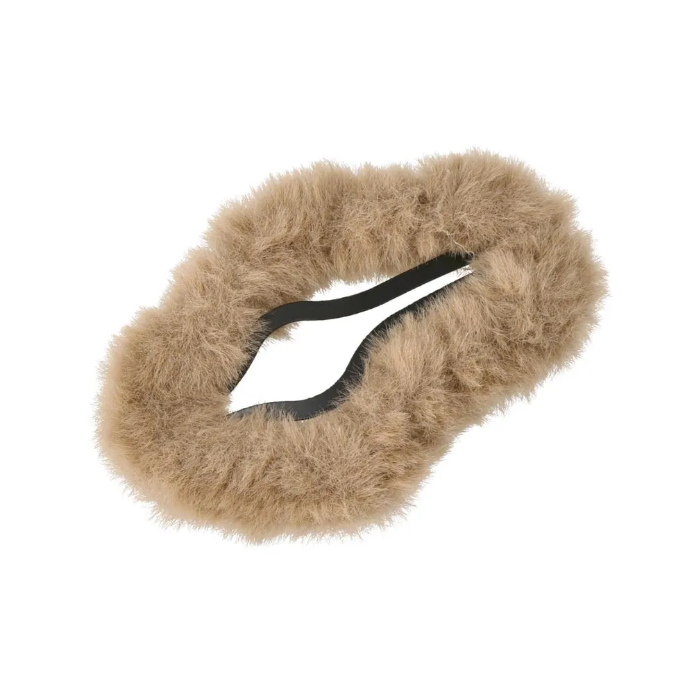 Fluffy Oval Hairpin