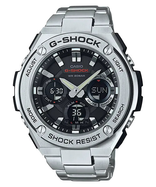 G-Shock G-Steel Solar-Powered Men's Resilient Watch GSTS110D-1A