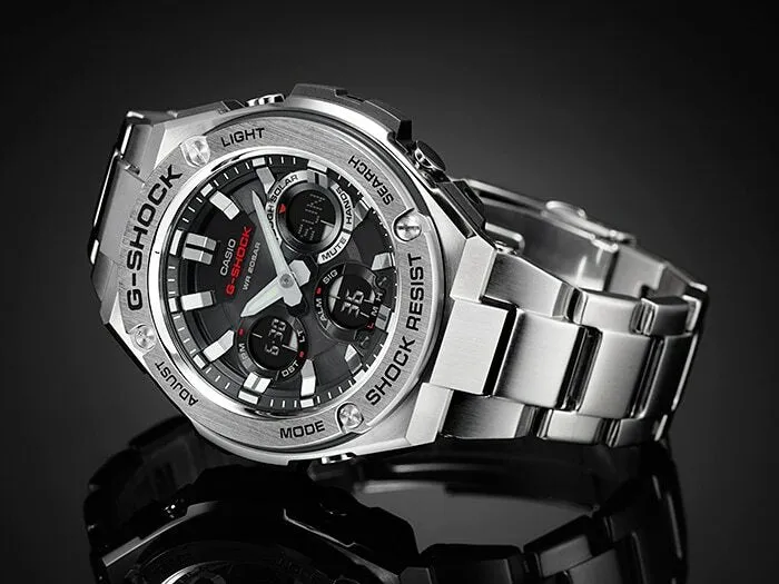 G-Shock G-Steel Solar-Powered Men's Resilient Watch GSTS110D-1A