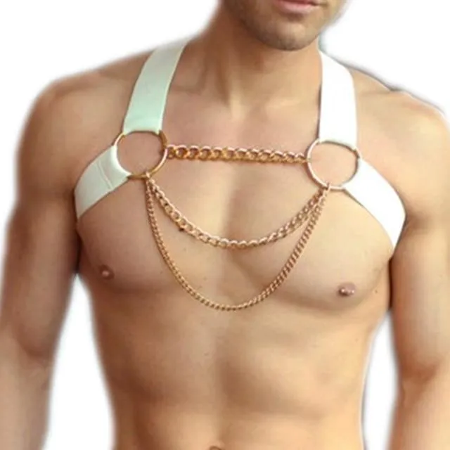 Gold Chain Chest Harness