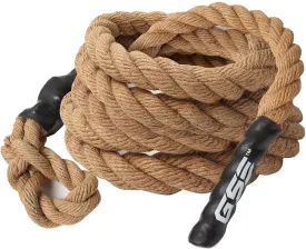GSE Games & Sports Expert Gym Sisal Climbing Rope, Heavy Workout Rope for Indoor/Outdoor Workouts, Great for Climbing Exercises, Strength Training - 6,10,15,20,25,30,40,50 Feet Lengths Available
