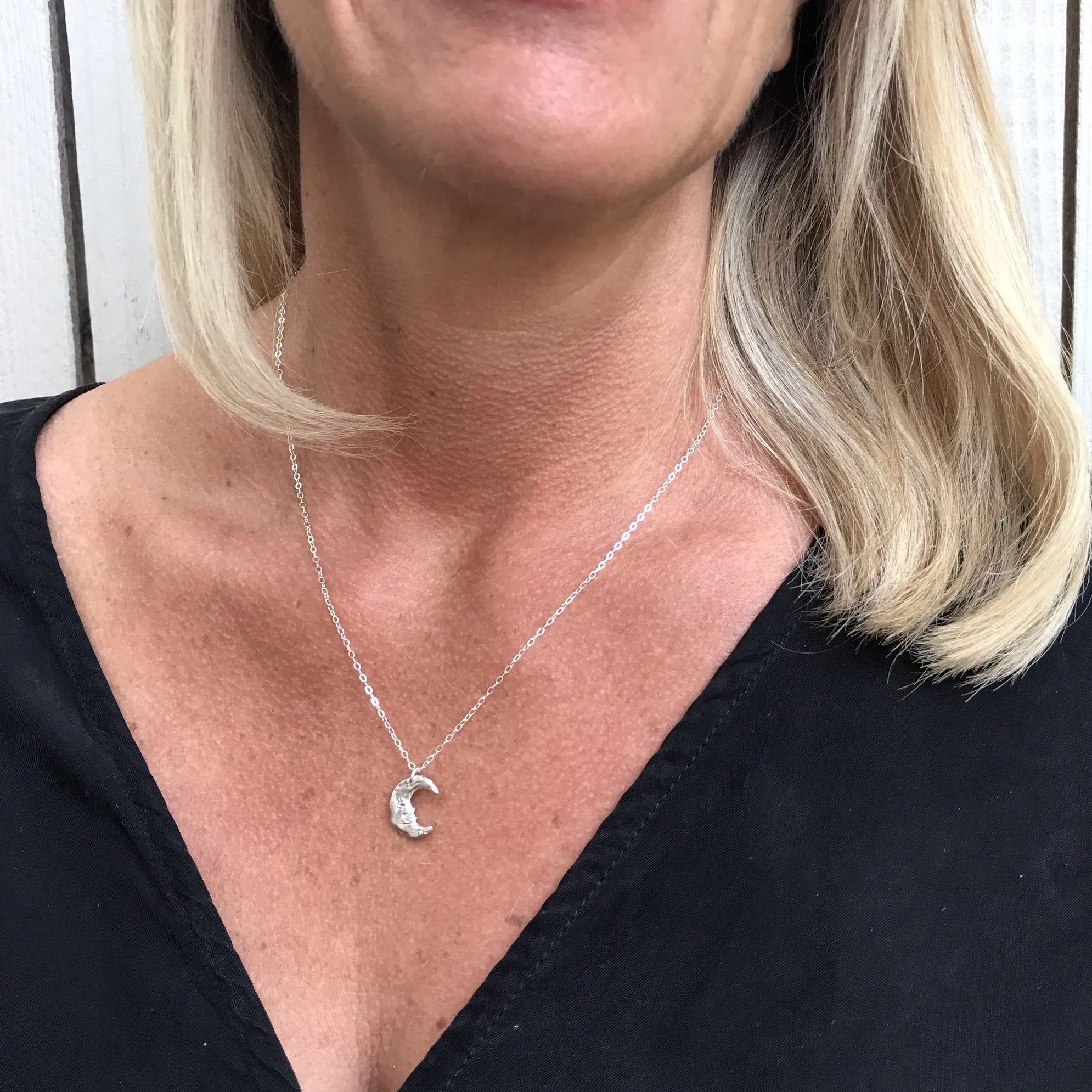 Harvest Charm Crescent Moon Necklace