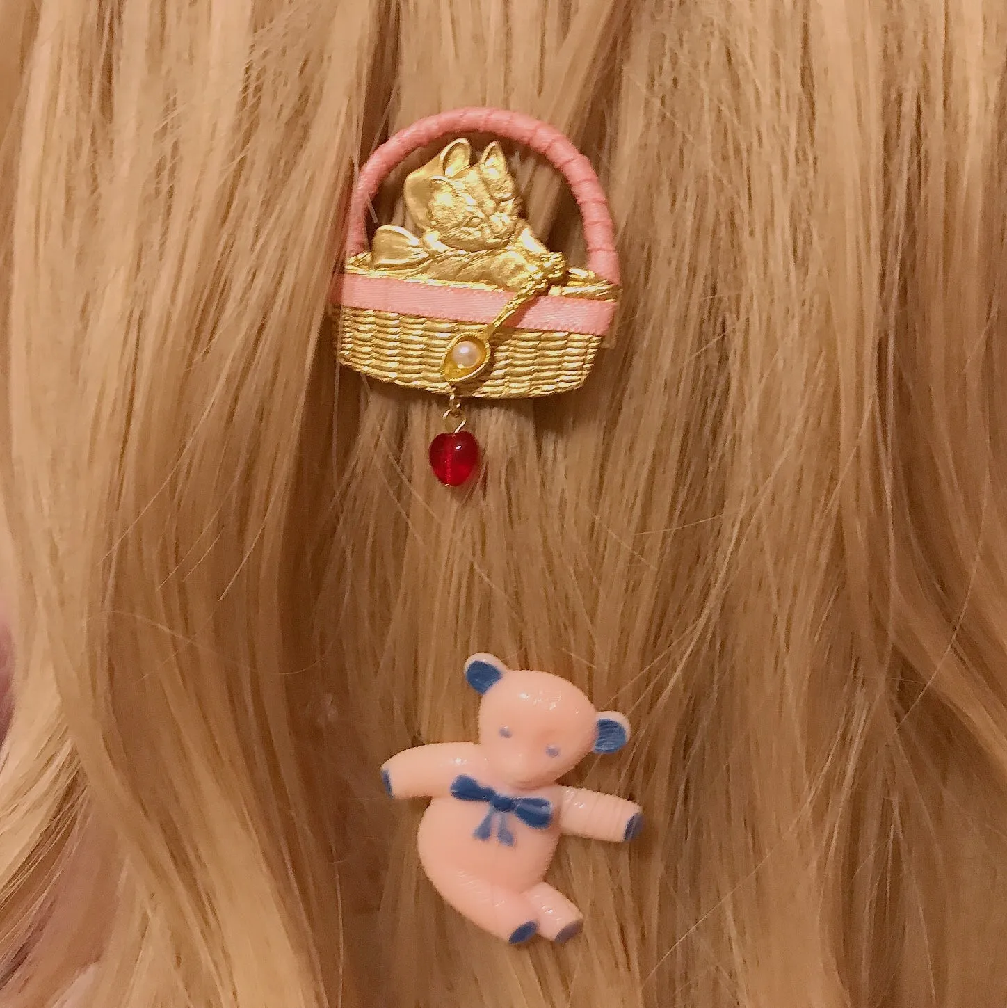 [Limited Edition] Kitty Party Brass hairpin (from Japanese Artist)