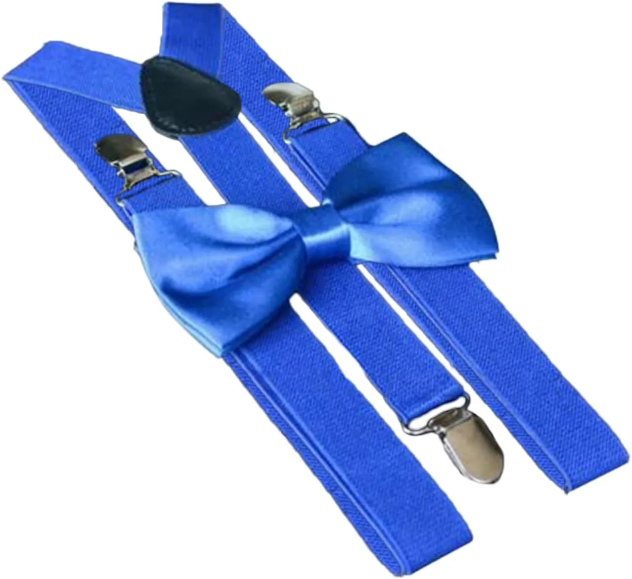 Men's Suspenders and Bow Tie Set Adjustable Y Back Groomsmen Suspenders Tie Set
