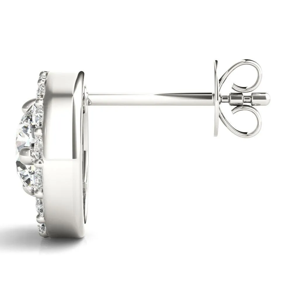 Moon Earrings 5/8Ctw