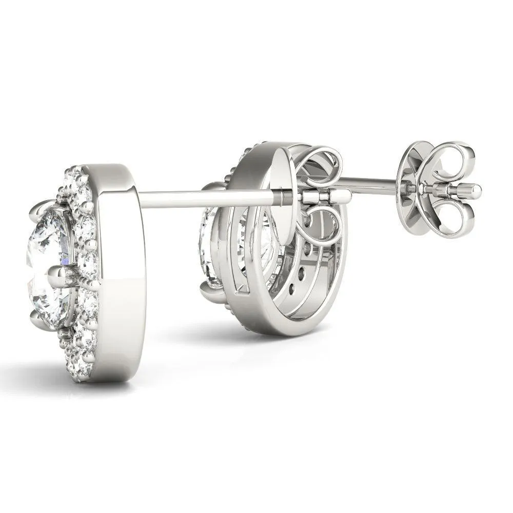Moon Earrings 5/8Ctw