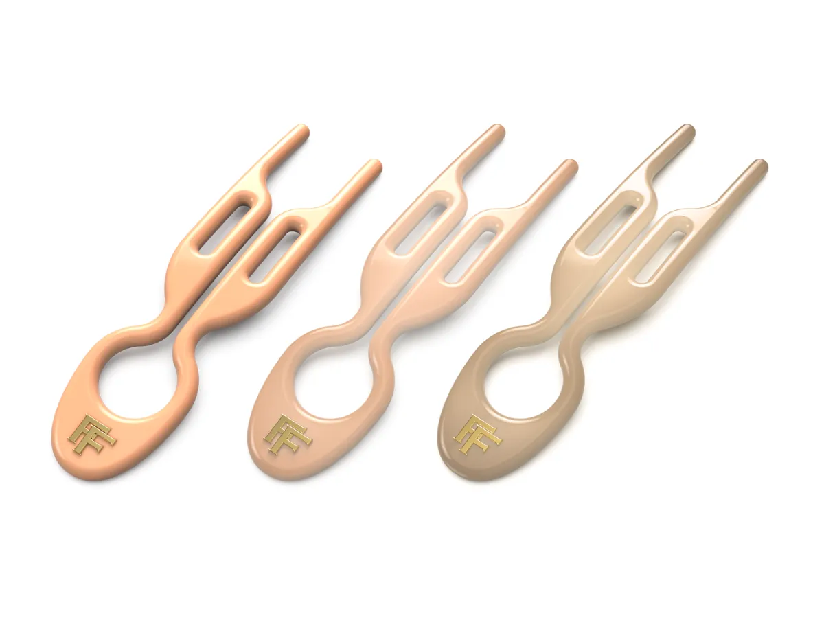 Nº1 HAIRPIN | Los Angeles Collection | Peach Fuzz, Rose & Soft Beige