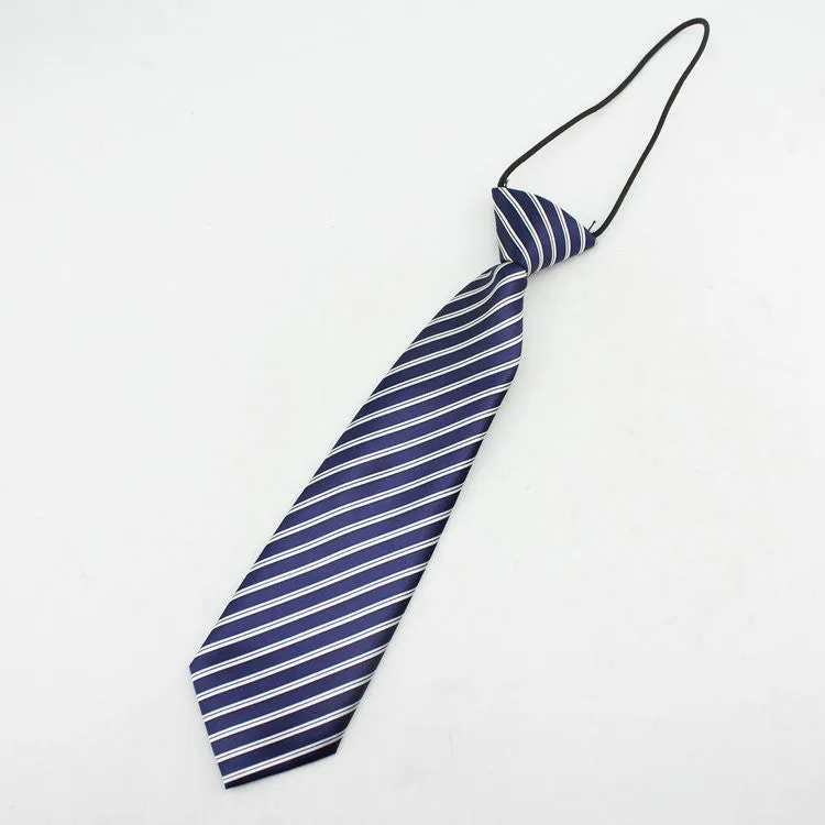 Neck tie fashion boys necktie choker kids striped bow tie children cravat neckwear