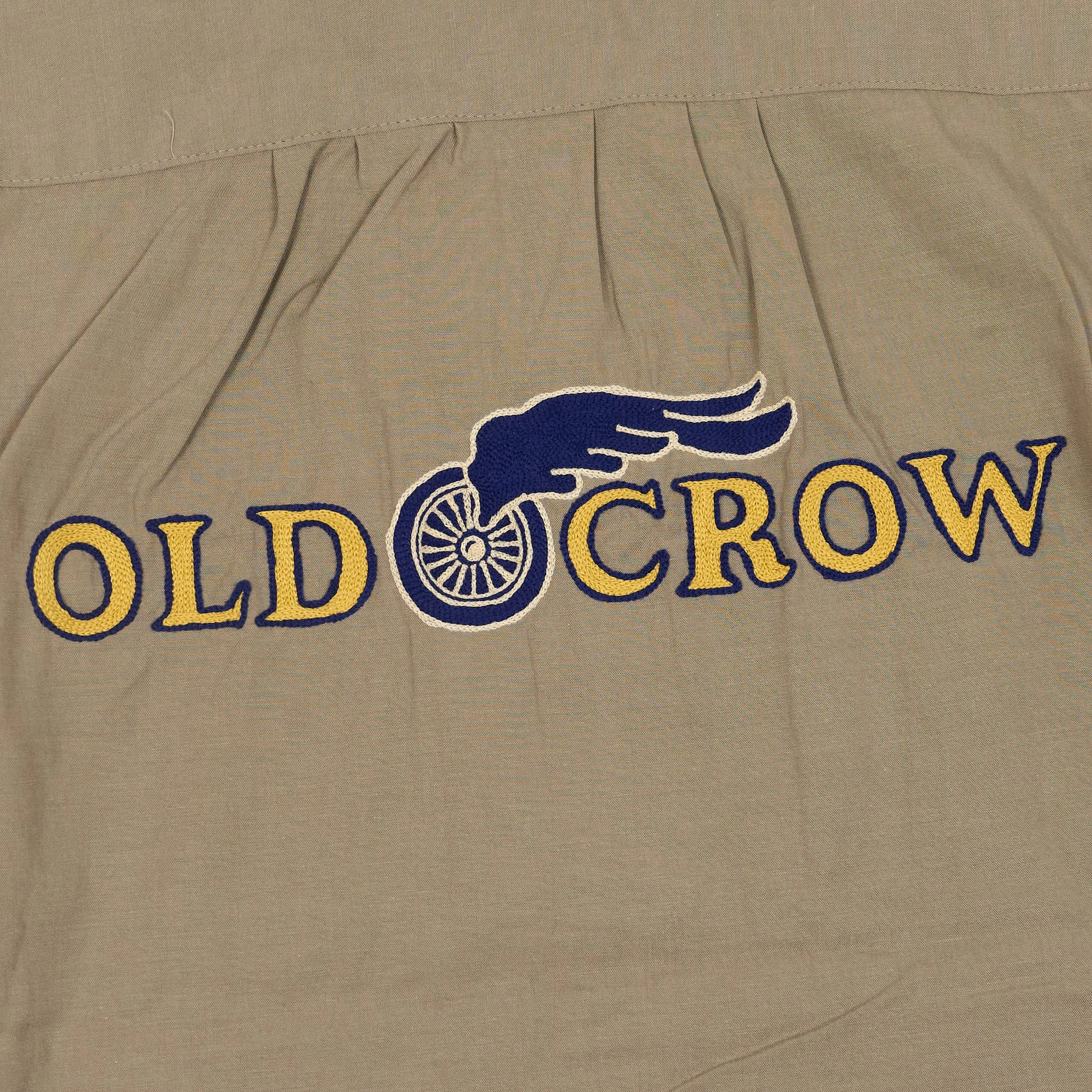Old Crow Speed Shop by Glad Hand & Co. Crow Wheels  Short Sleeve Garage Shirt