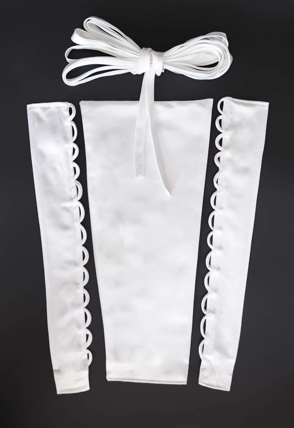 QRBTSCL Women's Wedding Dress Zipper Replacement Adjustable Fit Satin Corset Back Kit Lace up for Prom Dress