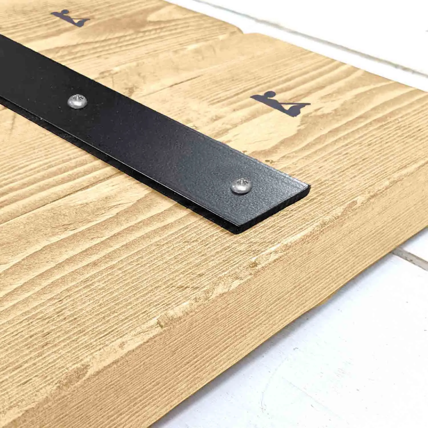 Rustic Office Desk | Hairpin Leg