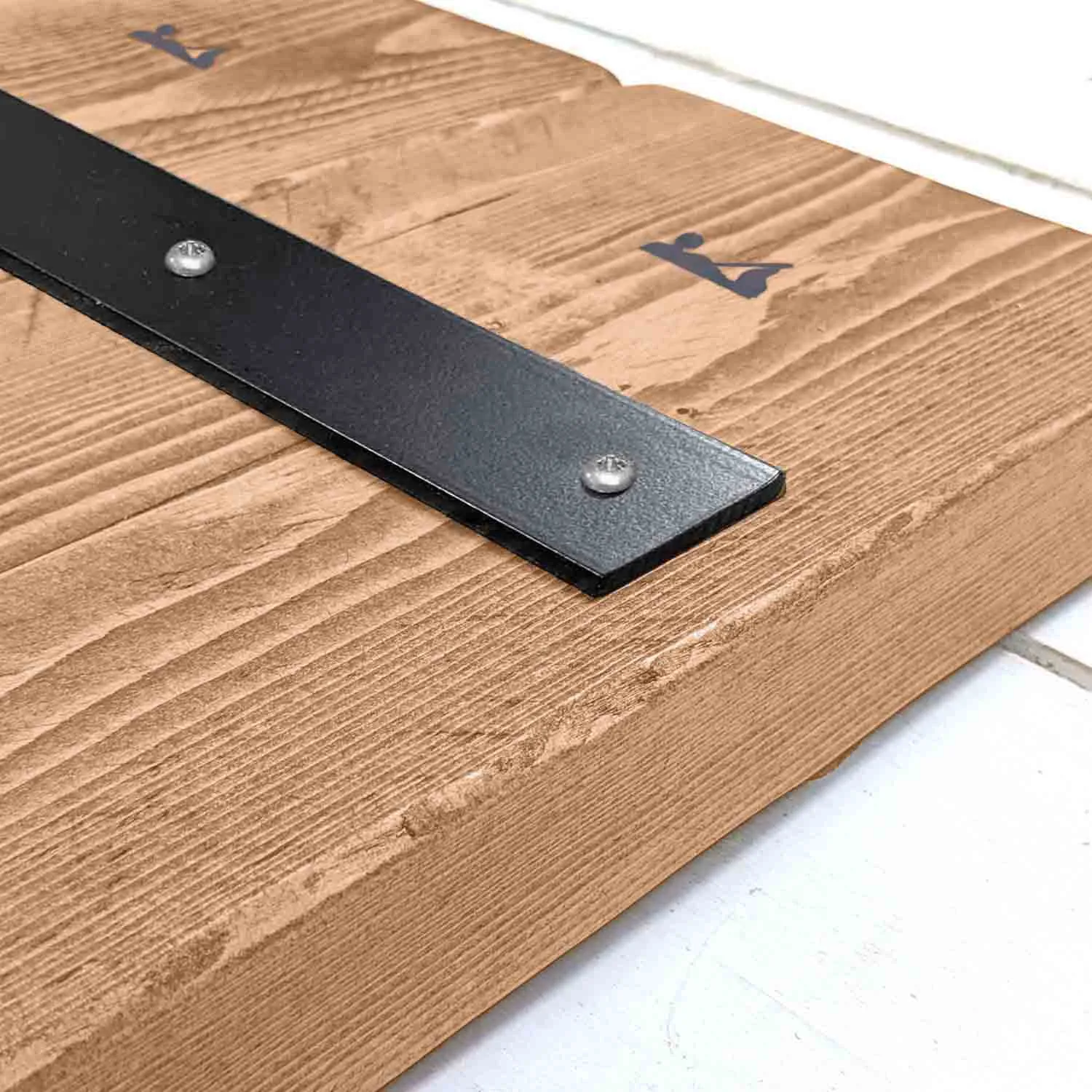 Rustic Office Desk | Hairpin Leg