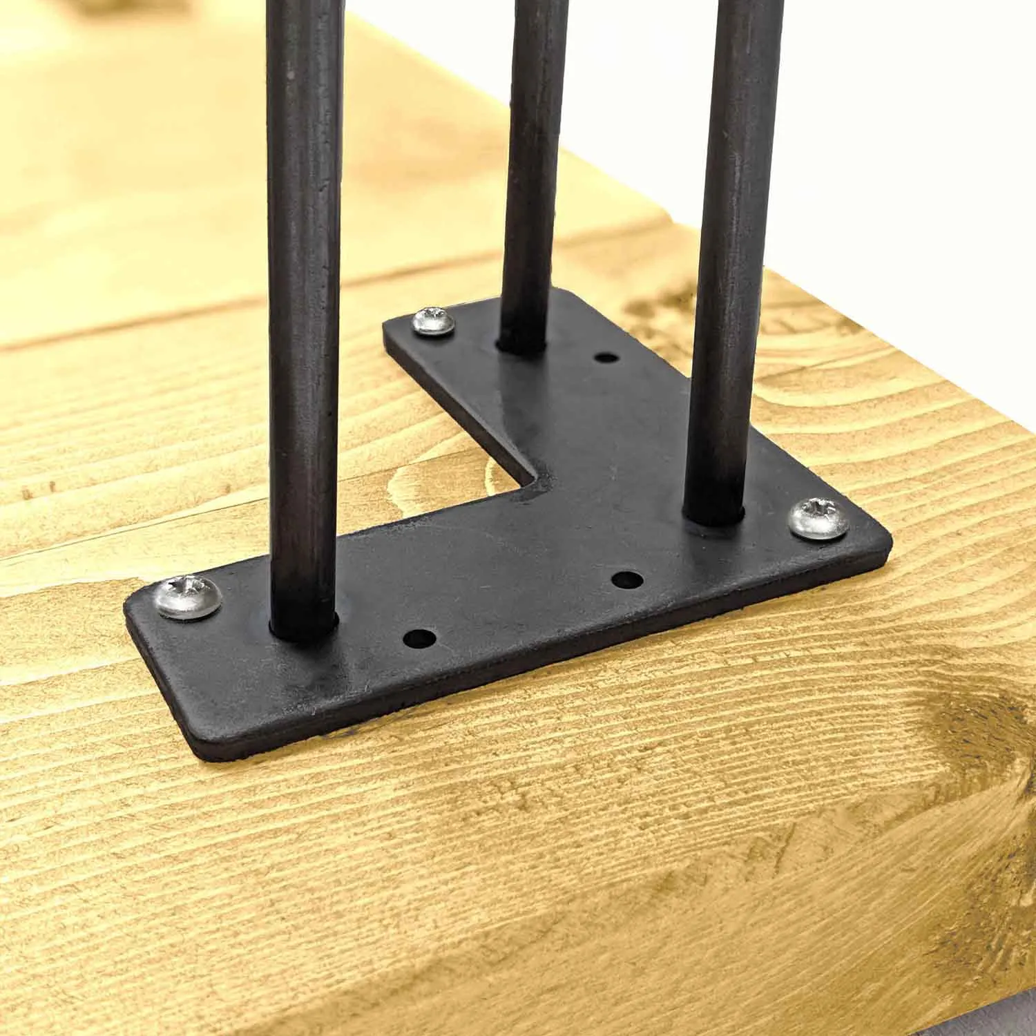 Rustic Office Desk | Hairpin Leg
