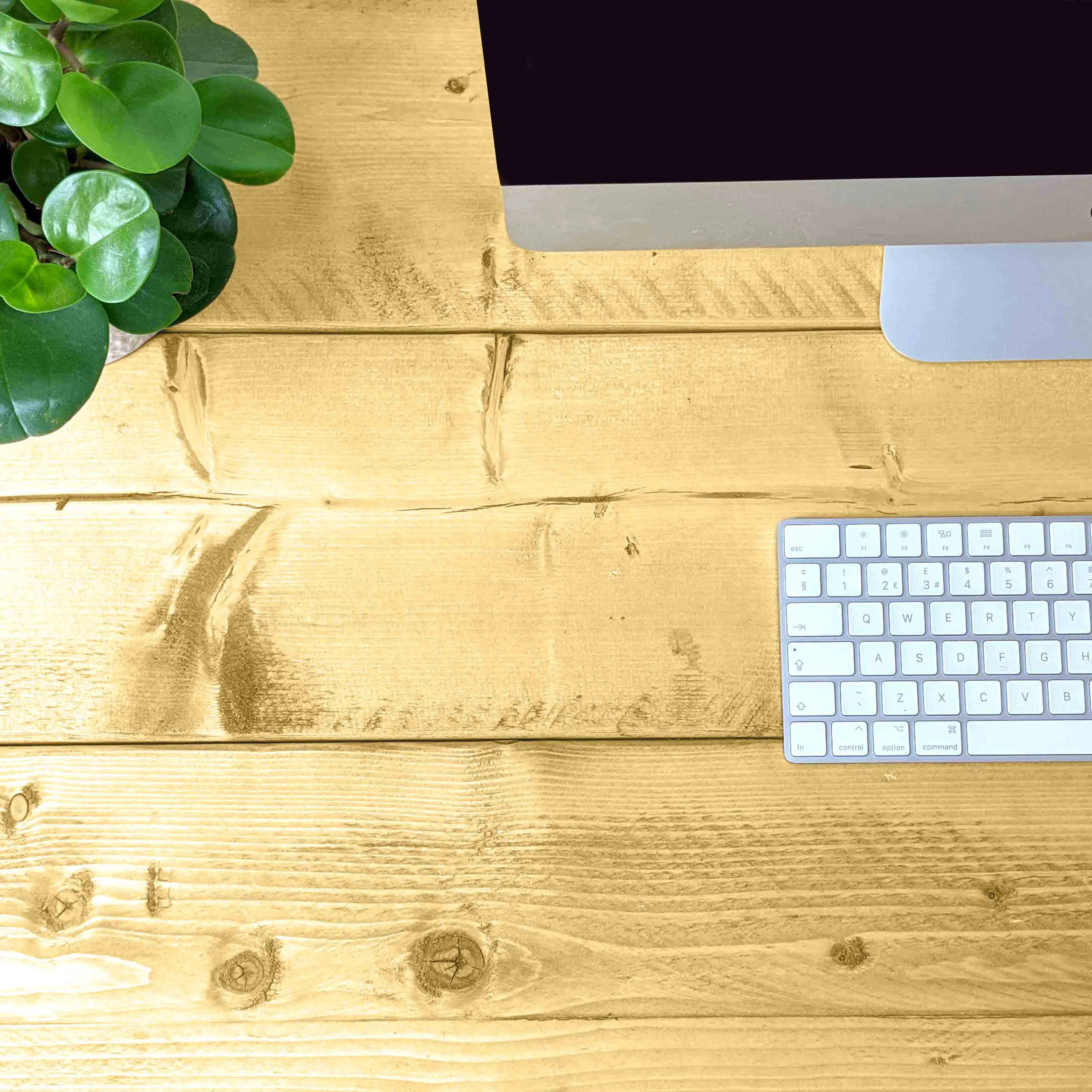 Rustic Office Desk | Hairpin Leg