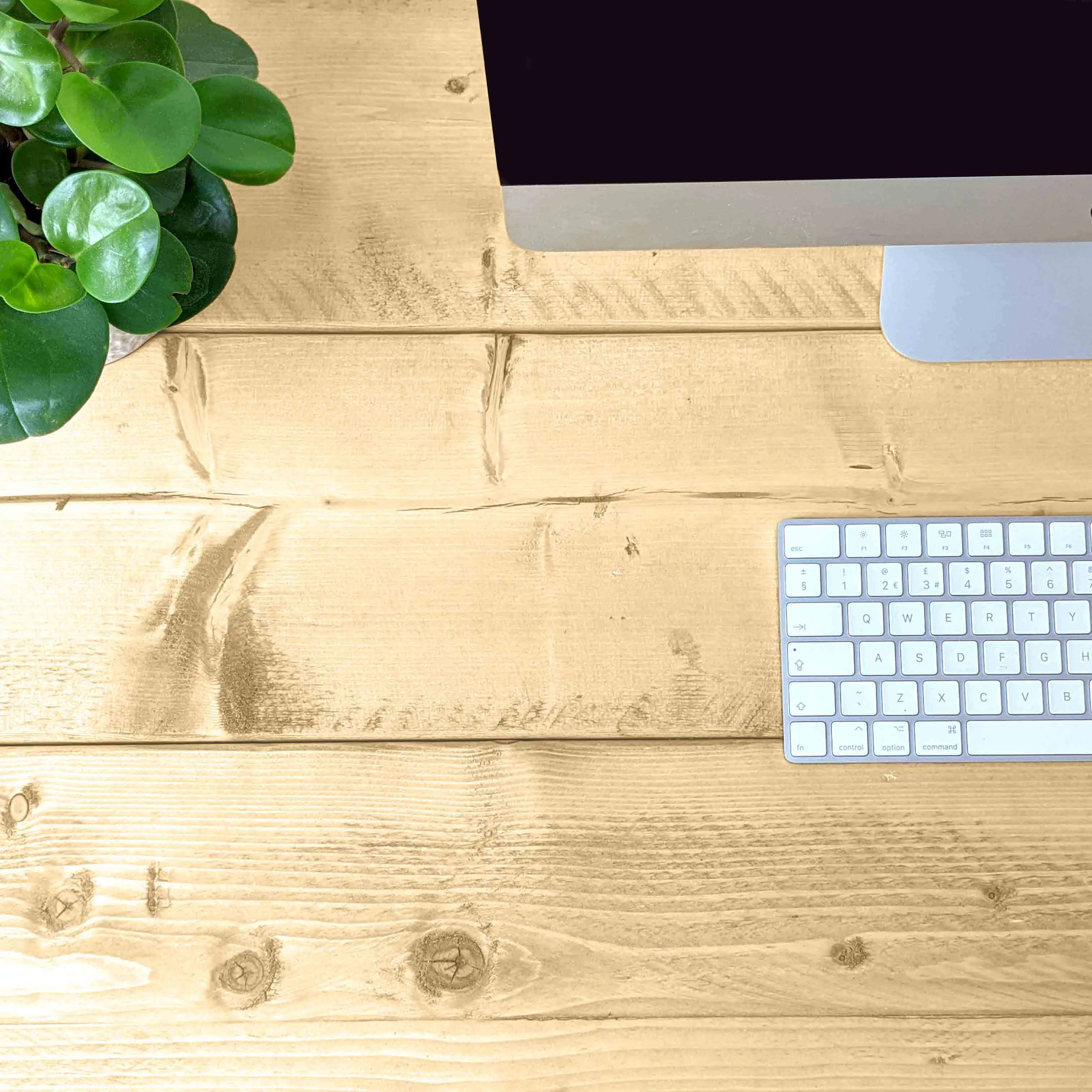 Rustic Office Desk | Hairpin Leg