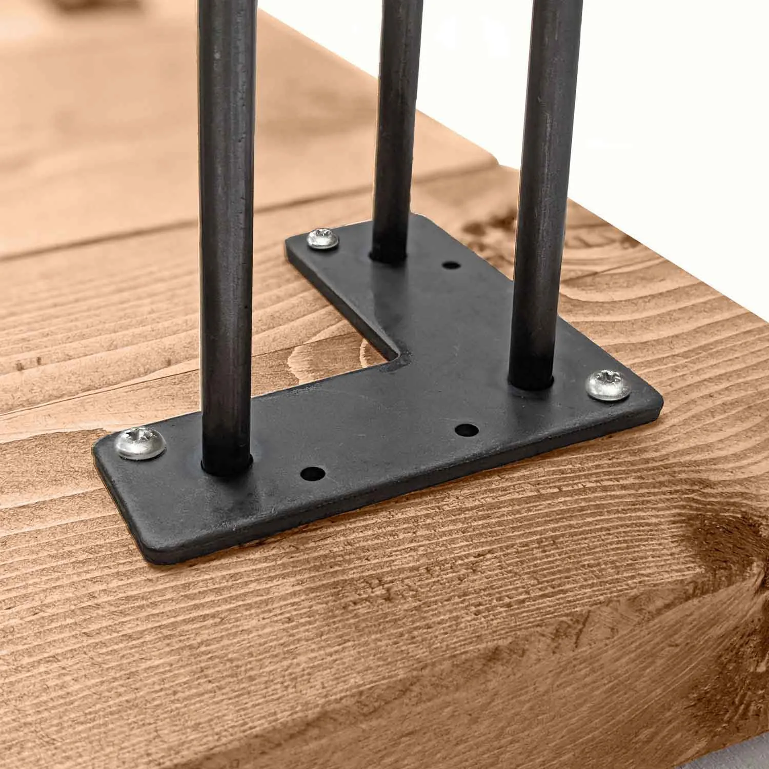Rustic Office Desk | Hairpin Leg