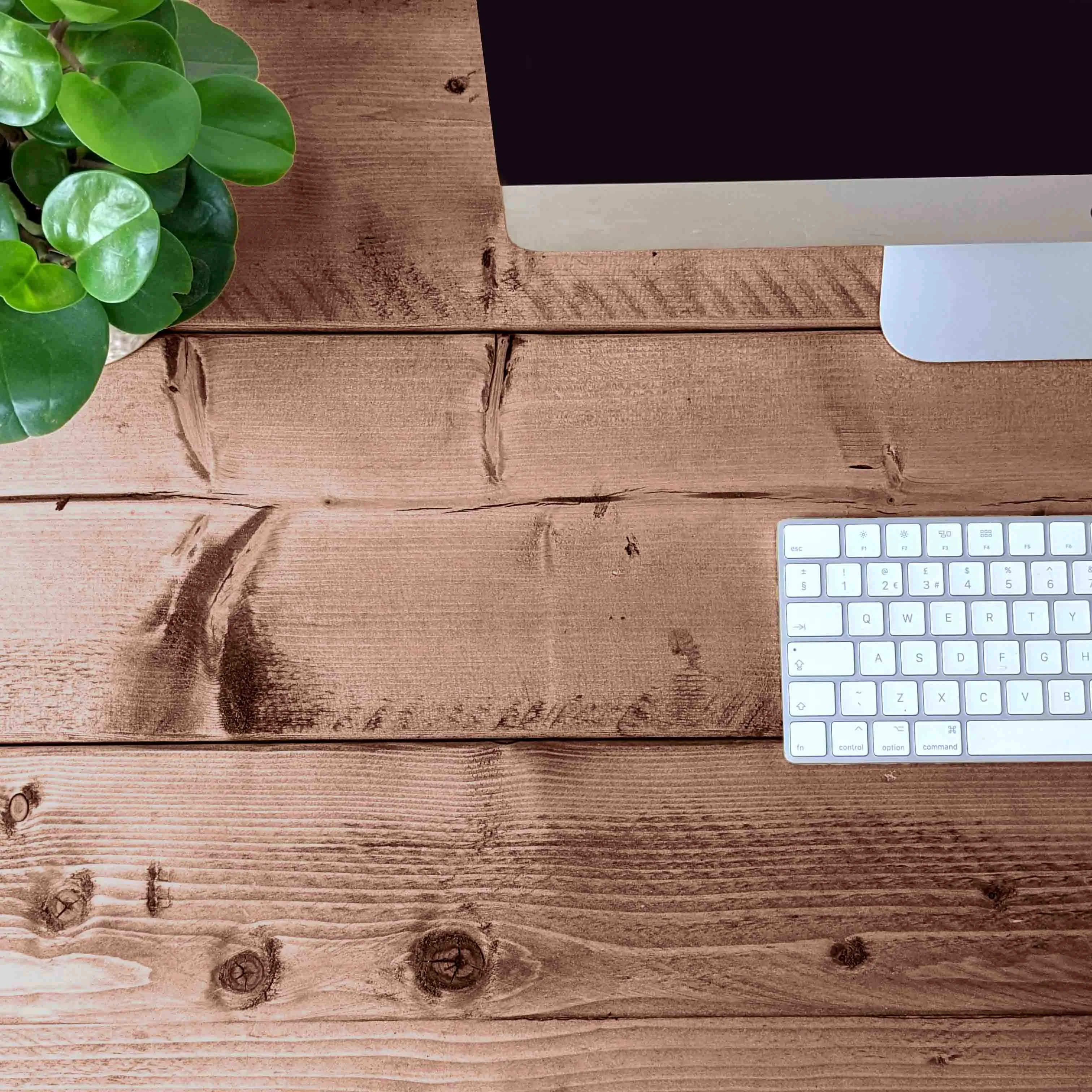 Rustic Office Desk | Hairpin Leg