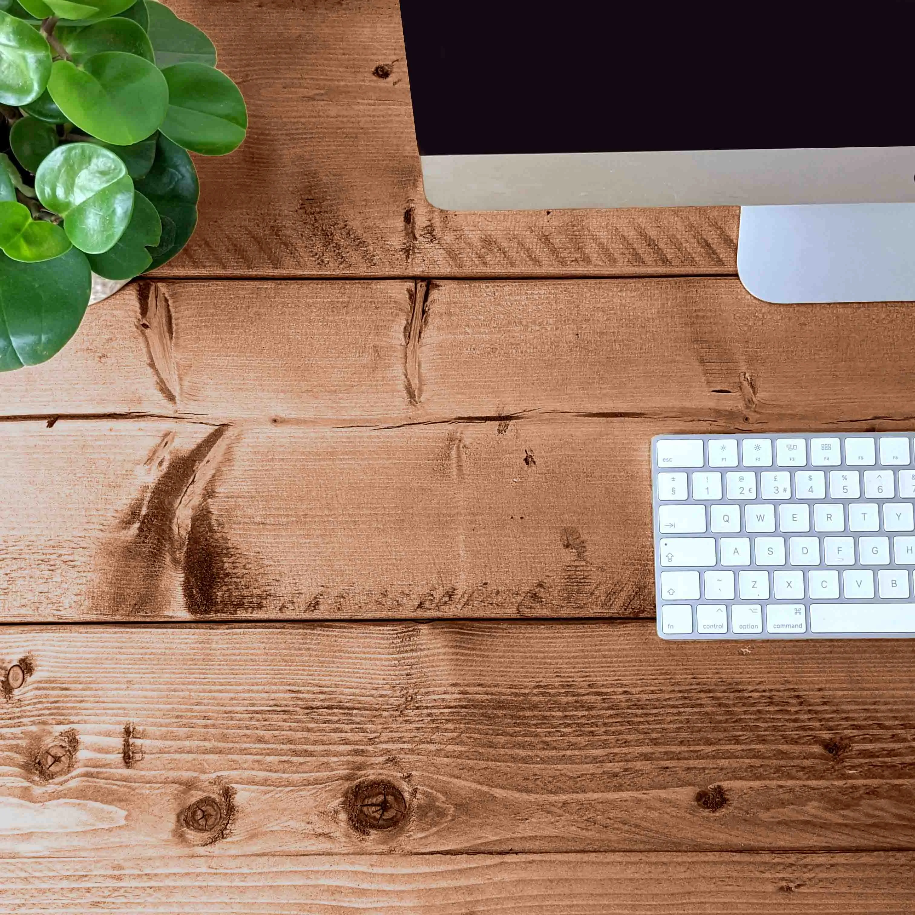 Rustic Office Desk | Hairpin Leg