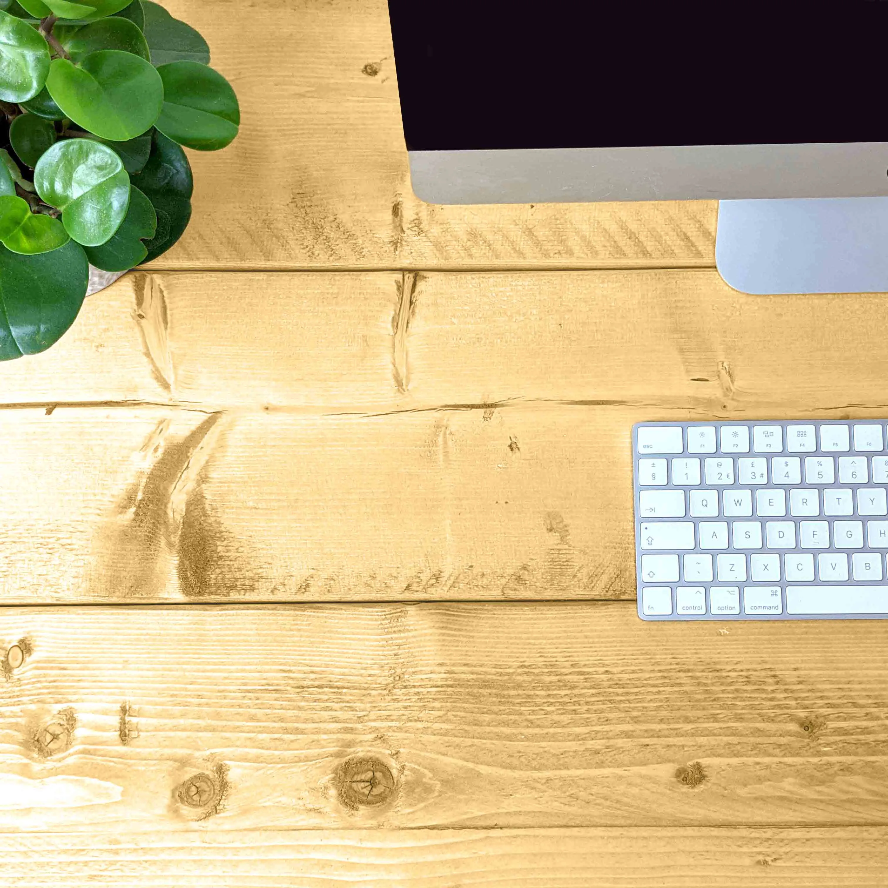 Rustic Office Desk | Hairpin Leg