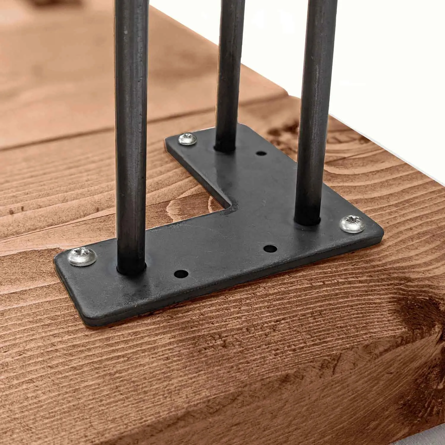 Rustic Office Desk | Hairpin Leg