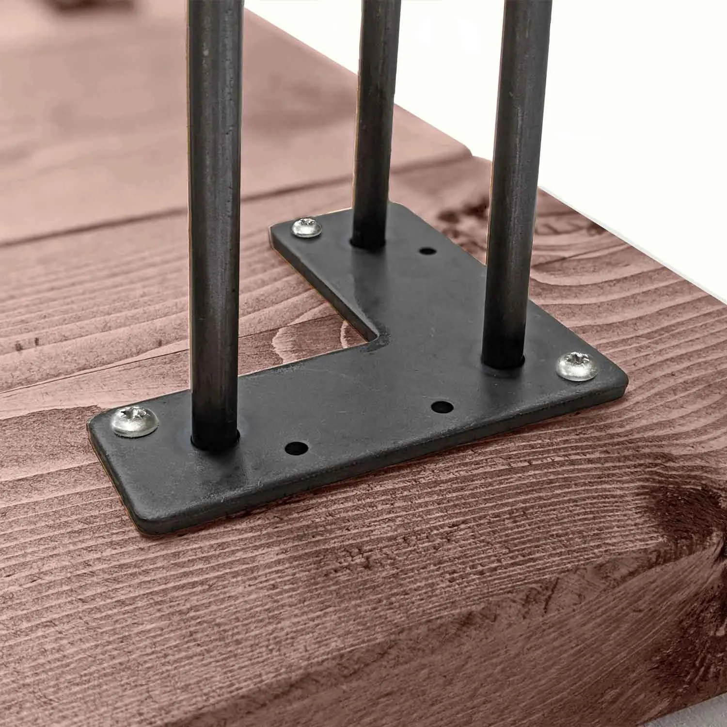 Rustic Office Desk | Hairpin Leg