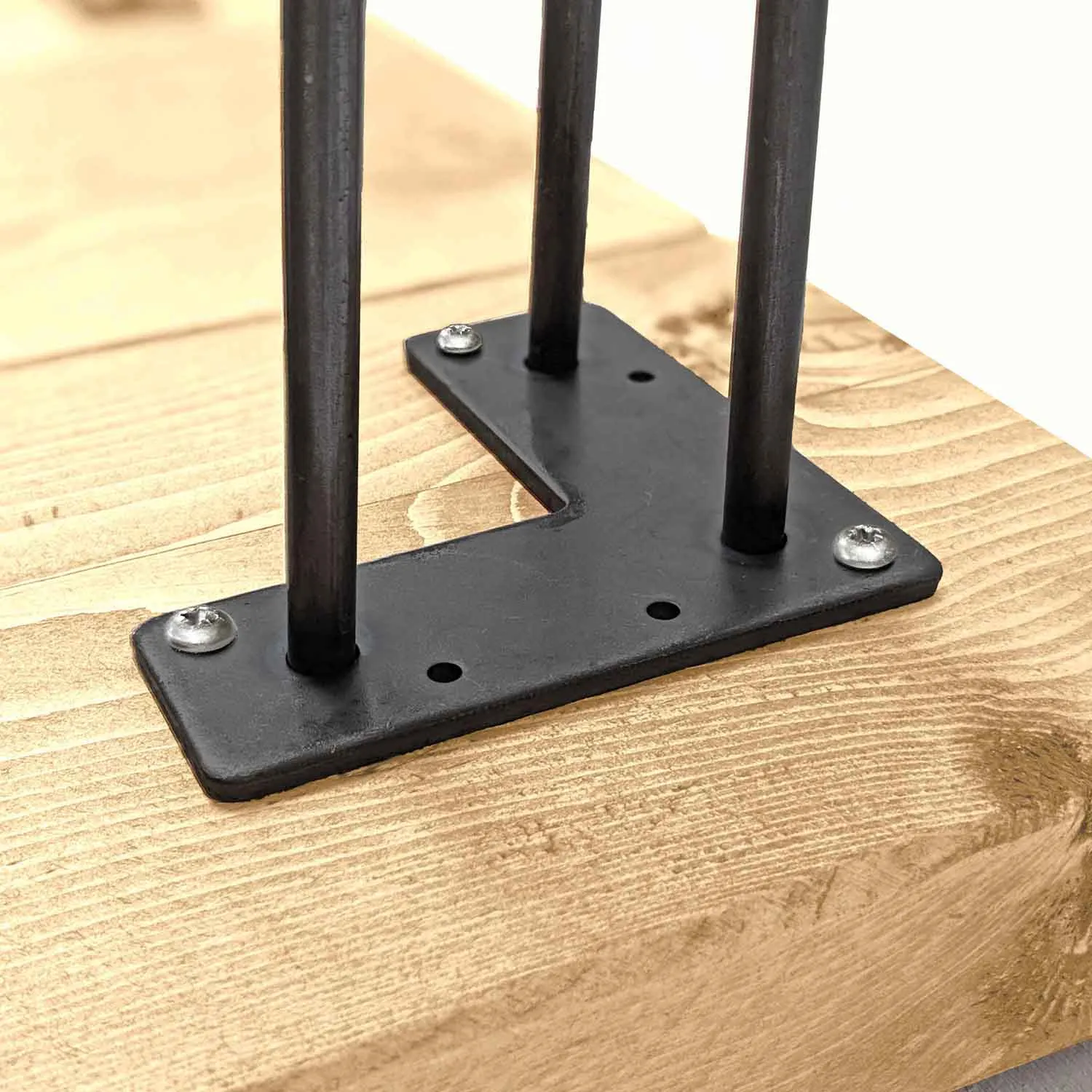 Rustic Office Desk | Hairpin Leg
