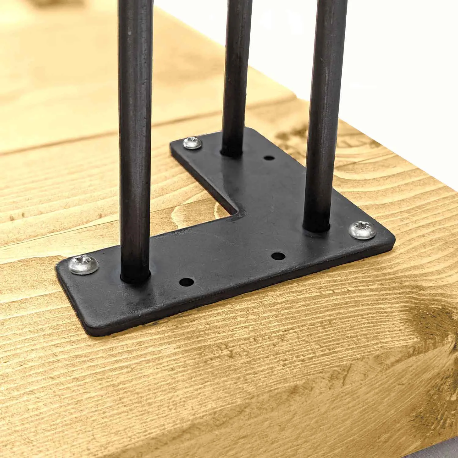 Rustic Office Desk | Hairpin Leg