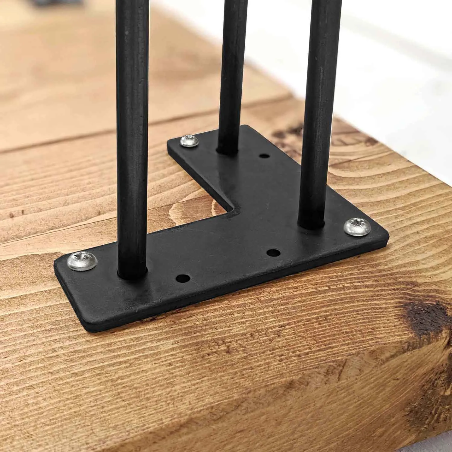 Rustic Office Desk | Hairpin Leg