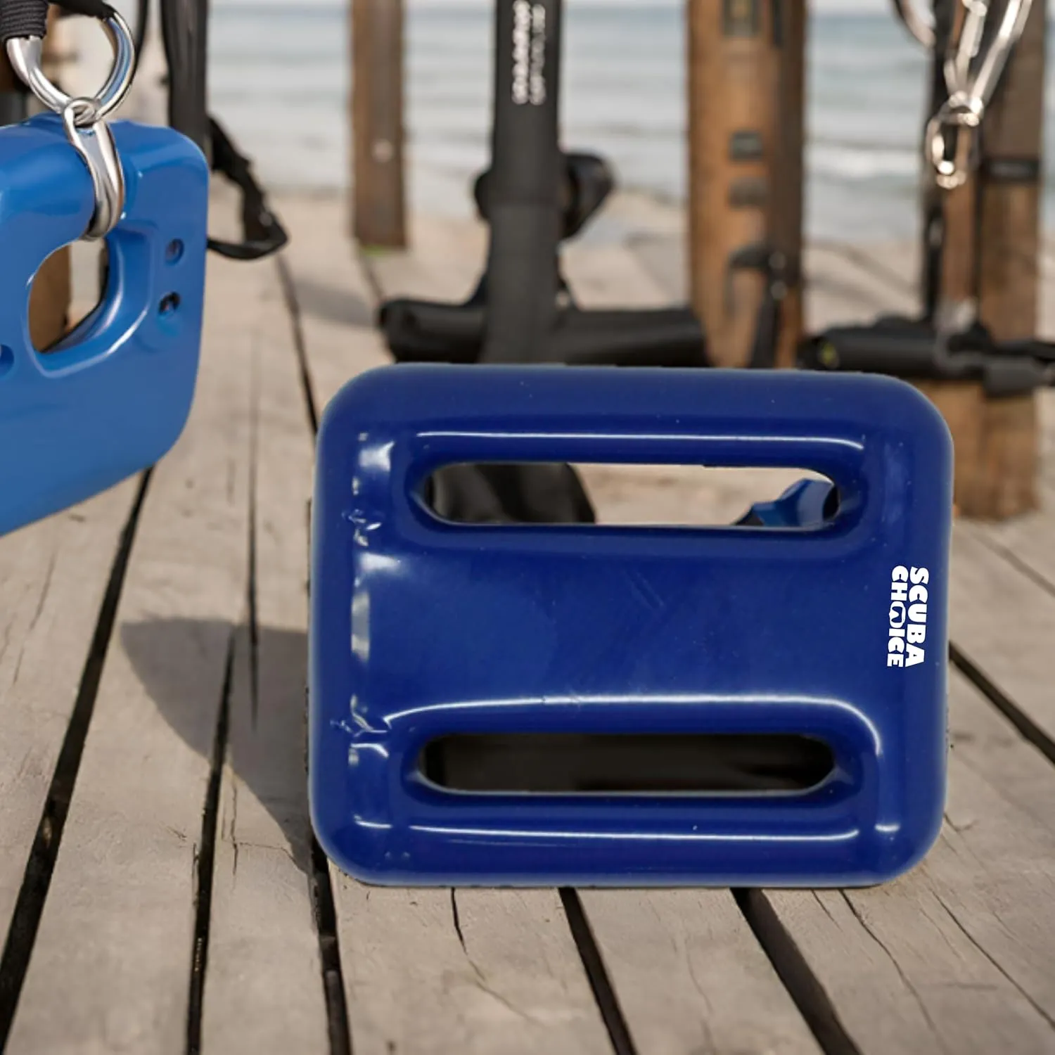 Scuba Choice Vinyl Coated Diving Weights - Compact & Durable Dive Weight - Precise Buoyancy Control, Enhanced Stability - Ideal for Freediving, Spearfishing & Scuba Diving