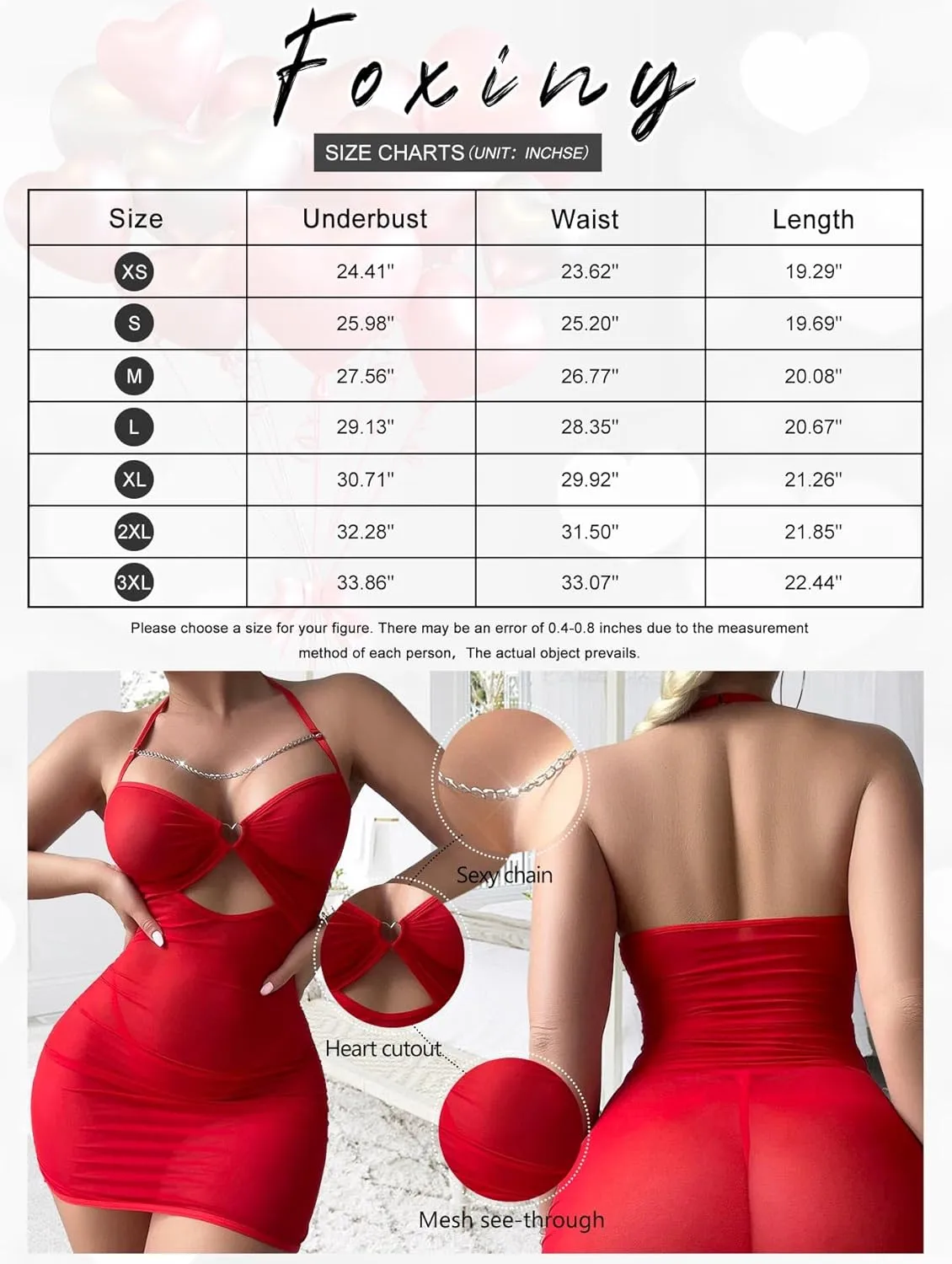 Sexy Chain Sheer Mesh Ruched Bodycon Mini Night Out Club Dress with Thong 2 Piece Outfits