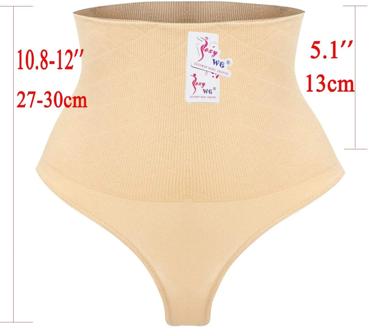 SEXYWG Women Waist Cincher Girdle Tummy Control Thong Panty Slimmer Body Shaper