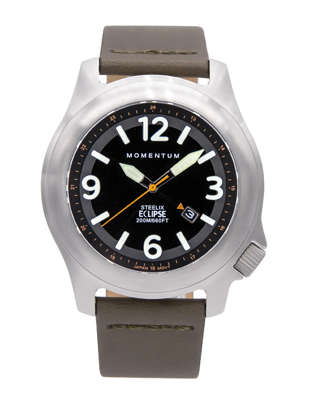 Steelix Eclipse - Solar [44mm] - Black