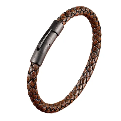 Terra Cotta Leather Bracelet