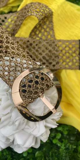 Wide Golden Belt