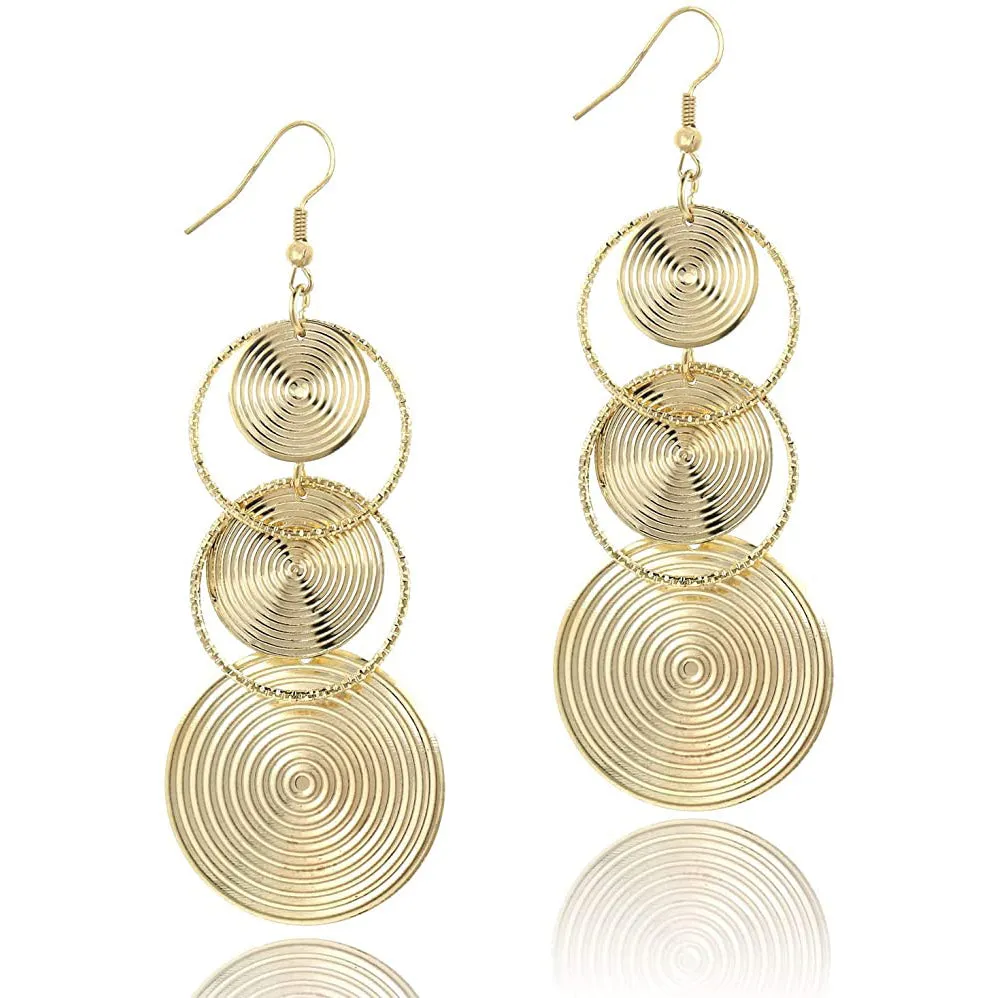 Women's Boho Vintage Round Earrings