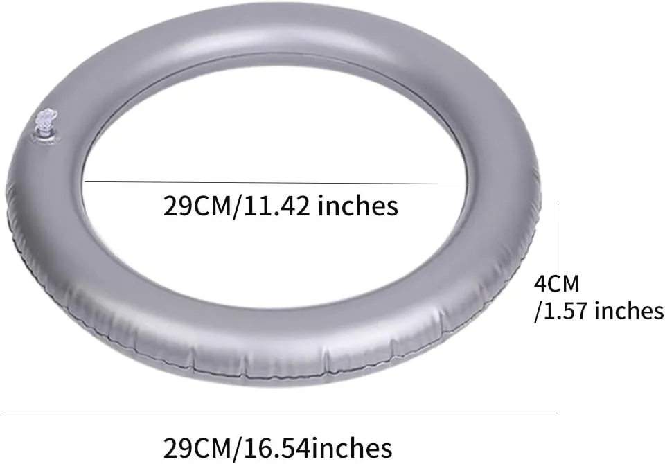 Yoga Ball BaseFixed Ring Round PVC Anti Slip Stable, Fitness Ball for Home Gym, Office, Improves Back Pain, Posture & Balance